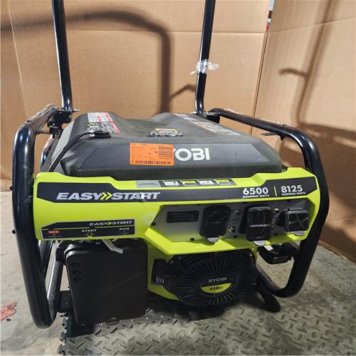 HOUSTON LOCATION - AS-IS RYOBI 6,500-Watt Gasoline Powered Portable Generator with CO Shutdown Sensor