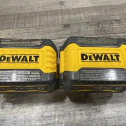 AS-IS DEWALT FLEXVOLT 20V/60V MAX Lithium-Ion 6.0Ah Battery Pack (2 Pack)