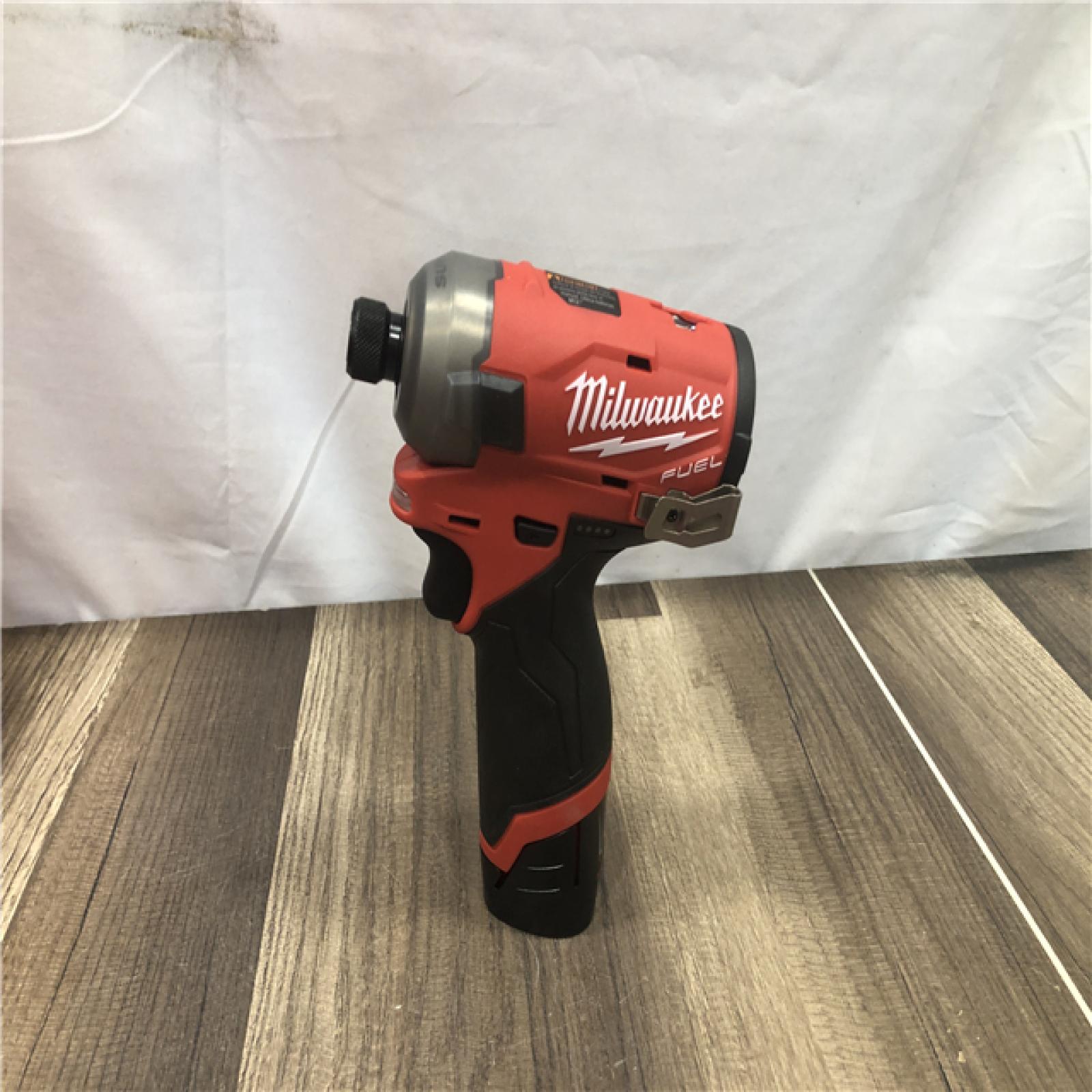 AS-IS Milwaukee FUEL SURGE 12V Lithium-Ion Brushless Cordless 1/4 in. Hex Impact Driver Compact Kit