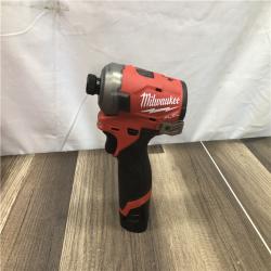 AS-IS Milwaukee FUEL SURGE 12V Lithium-Ion Brushless Cordless 1/4 in. Hex Impact Driver Compact Kit