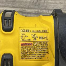 AS-IS DEWALT FLEXVOLT 60V Cordless 7 in. Angle Grinder (Tool-Only)