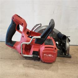 AS-IS- Milwaukee  FUEL 18V Lithium-Ion Cordless 7-1/4 in. Rear Handle Circular Saw (Tool-Only)