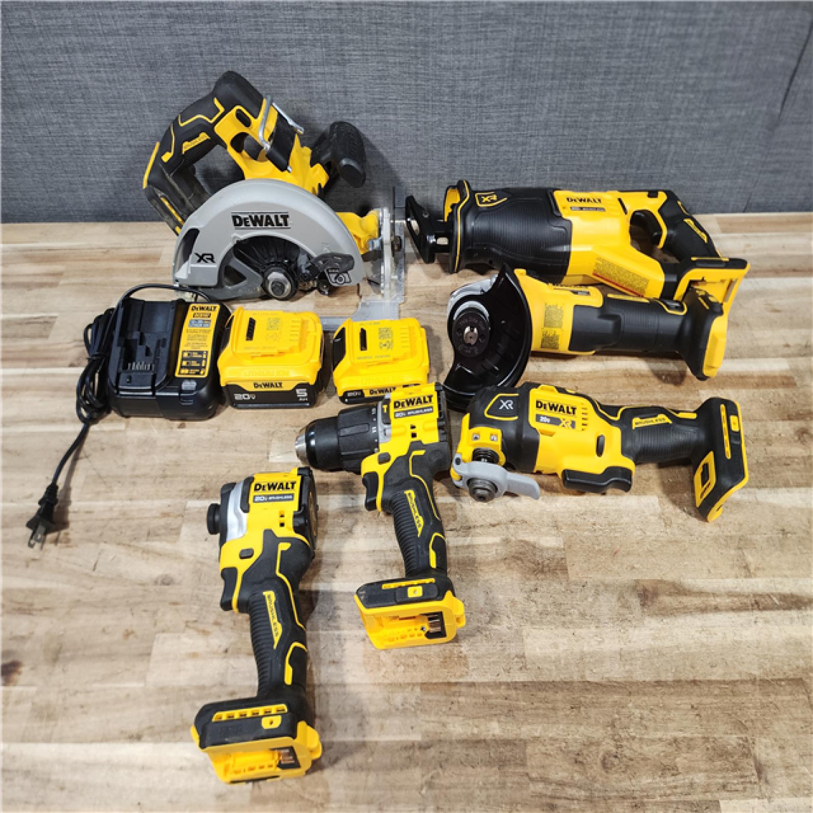 HOUSTON LOCATION - AS - IS DEWALT 20V MAX Lithium-Ion Cordless 6-Tool Combo Kit