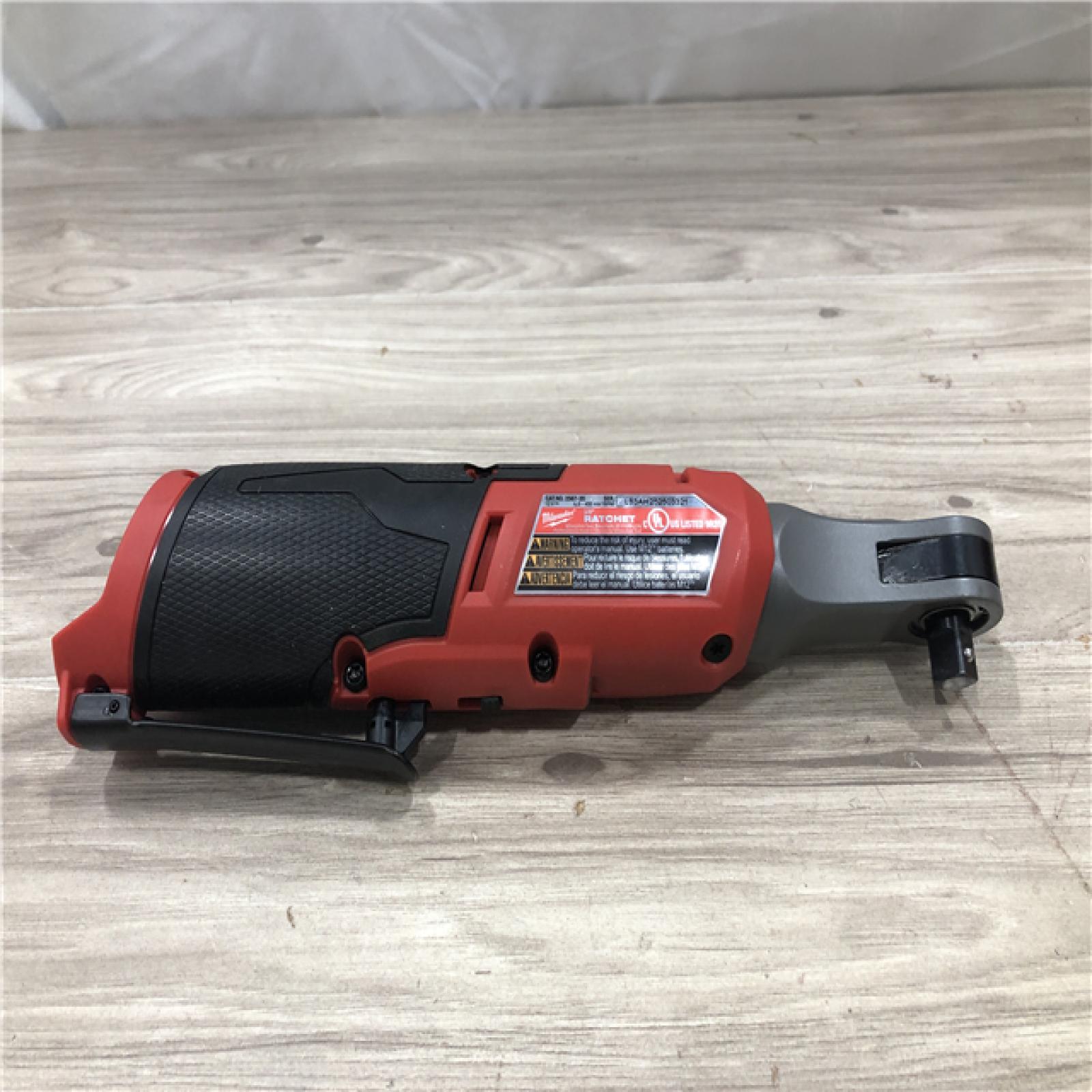 AS-IS Milwaukee FUEL 12-Volt Lithium-Ion Cordless High Speed 3/8 in. Ratchet (Tool-Only)