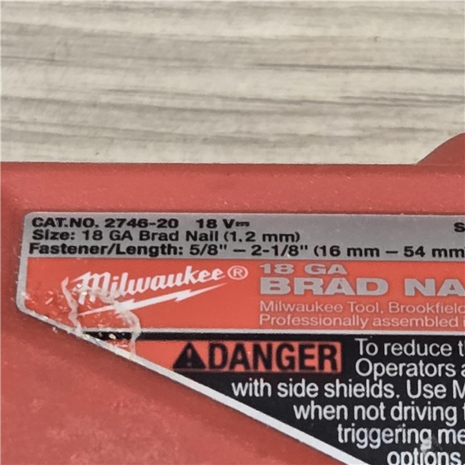 AS-IS Milwaukee M18 FUEL 18 Gauge Brad Nailer (TOOL ONLY)