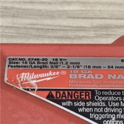 AS-IS Milwaukee M18 FUEL 18 Gauge Brad Nailer (TOOL ONLY)