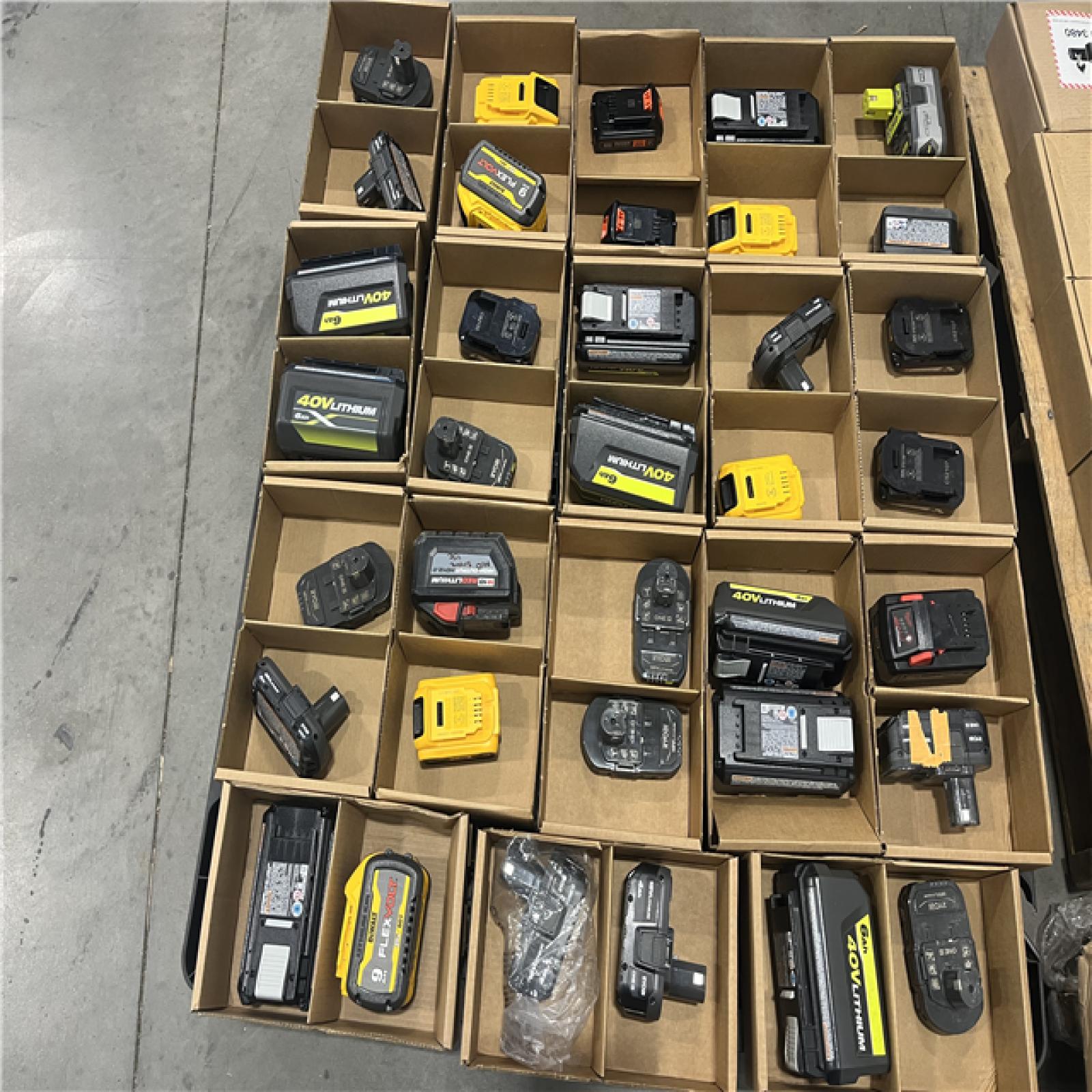 DALLAS LOCATION - AS-IS BATTERY PALLET