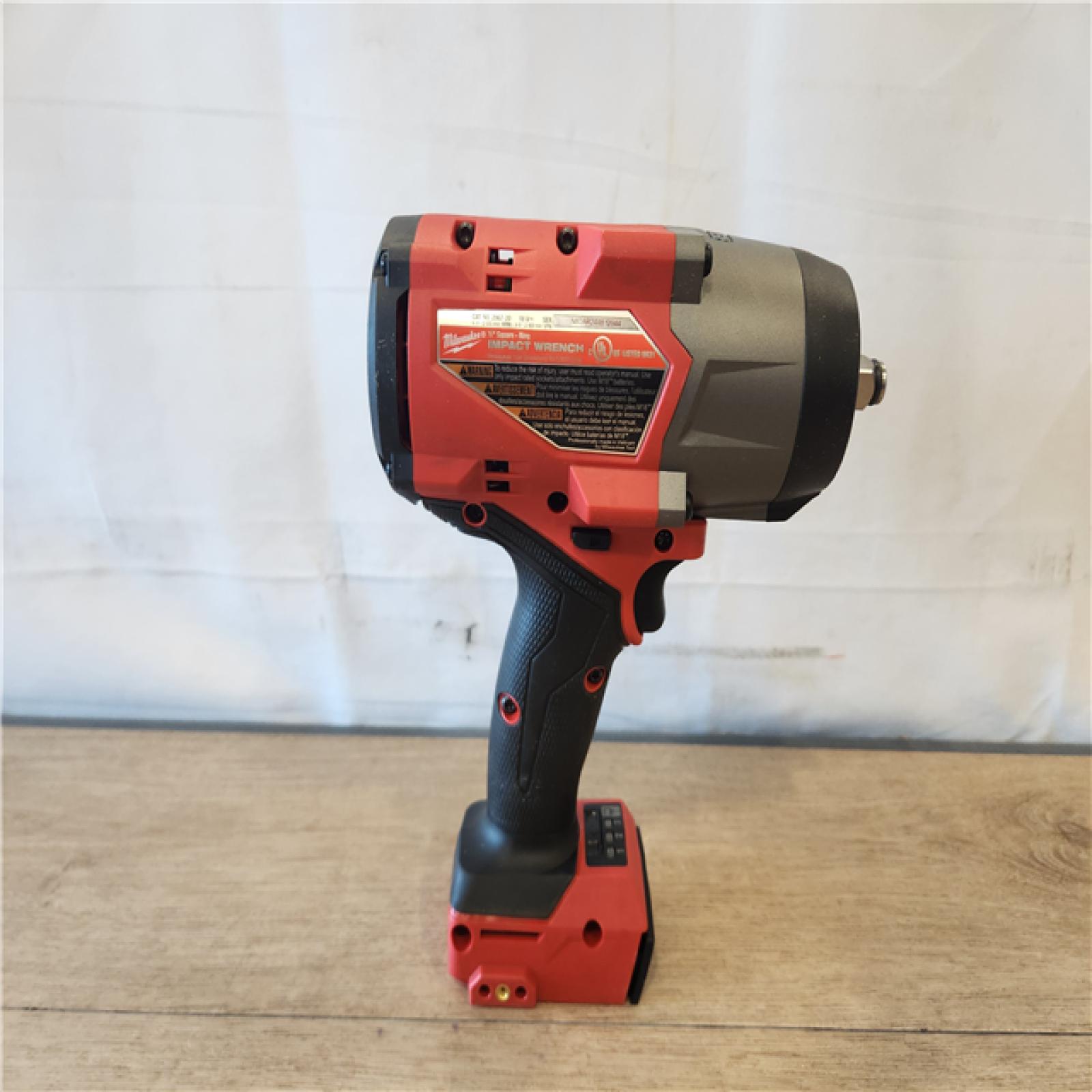 AS-IS- Milwaukee  FUEL 18V Lithium-Ion Brushless Cordless 1/2 in. Impact Wrench with Friction Ring (Tool-Only)