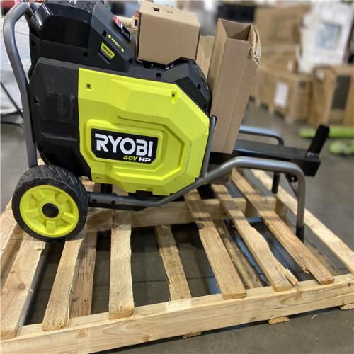 DALLAS LOCATION - RYOBI 40V HP Brushless 12-Ton Kinetic Battery Electric Log Splitter - Tool Only