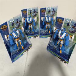 California NEW Super Wings Mini World Aircraft Robot (set of 4)