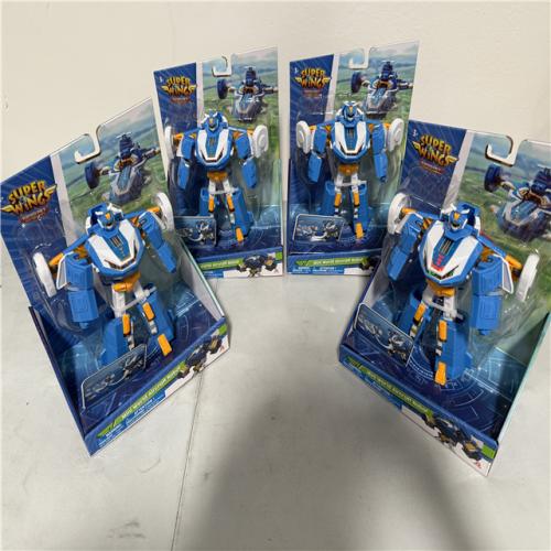 California NEW Super Wings Mini World Aircraft Robot (set of 4)