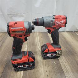 AS-IS M18 FUEL 18V Lithium-Ion Brushless Cordless Hammer Drill and Impact Driver Combo Kit (2-Tool) with 2 Batteries
