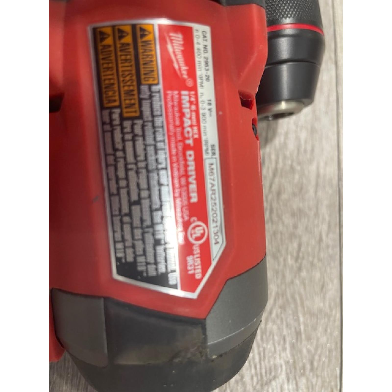 AS-IS Milwaukee FUEL 18V Lithium-Ion Brushless Cordless Hammer Drill and Impact Driver Combo Kit