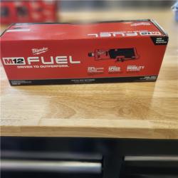 NEW! - Milwaukee M12 FUEL 12V Lithium-Ion Brushless Cordless 1/4 in. Straight Die Grinder (Tool-Only)