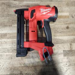 HOUSTON LOCATION - AS-IS (APPEARS LIKE NEW) Milwaukee FUEL 18-Volt Lithium-Ion Brushless Cordless 18-Gauge 1/4 in. Narrow Crown Stapler (Tool-Only)