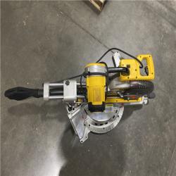 As-Is- DEWALT 15 Amp Corded 12 in. Double Bevel Sliding Compound Miter Saw