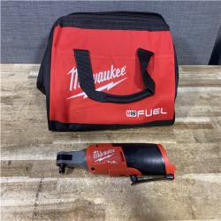 Houston Location AS-IS Milwaukee FUEL 12-Volt Lithium-Ion Brushless Cordless High Speed 3/8 in. Ratchet (Tool-Only)