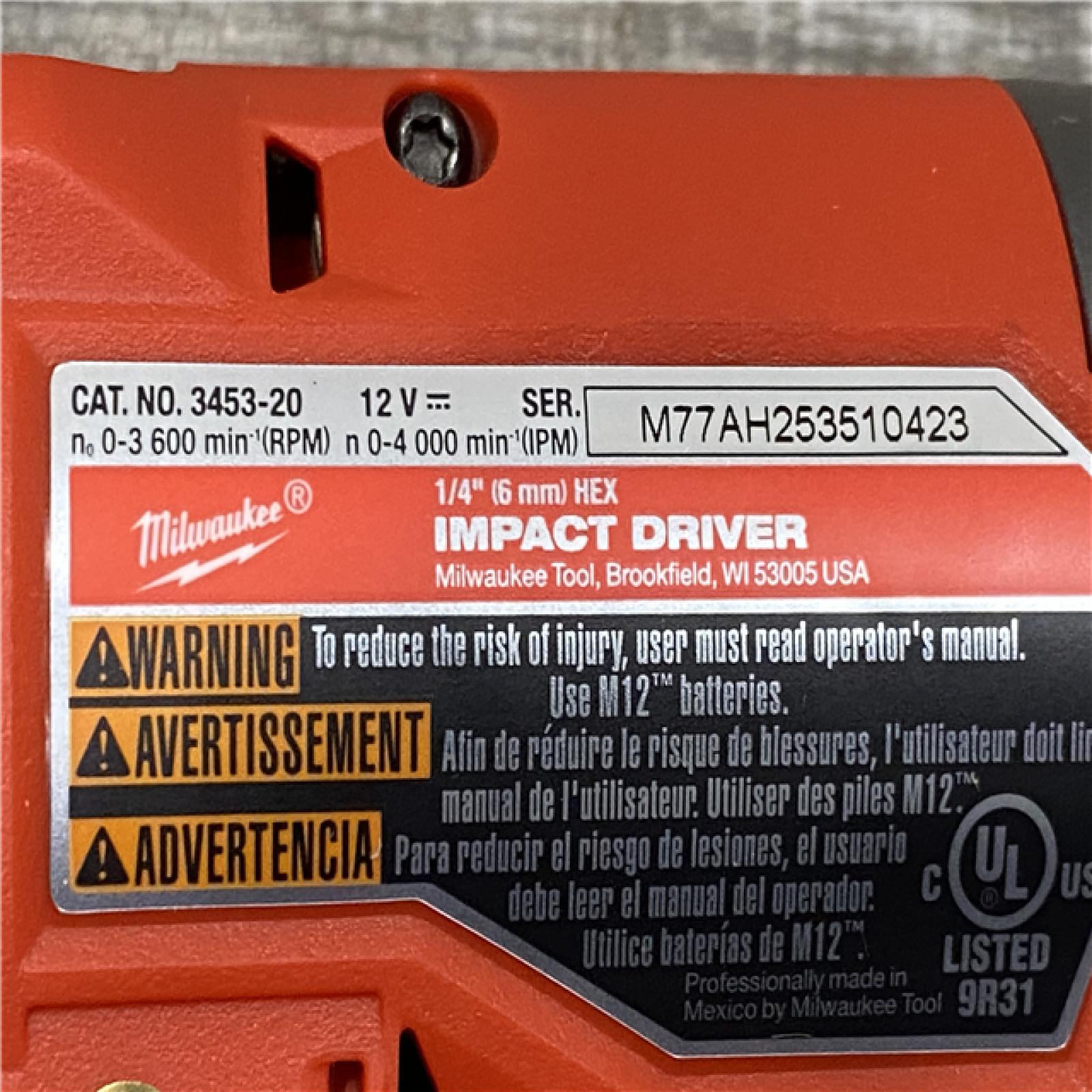 AS-IS Milwaukee FUEL 12-Volt Lithium-Ion Brushless Cordless Hammer Drill and Impact Driver Combo Kit