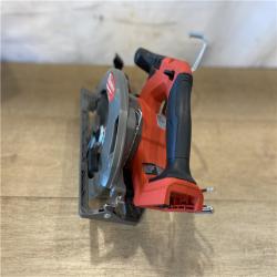 AS-IS Milwaukee FUEL 18V Lithium-Ion Brushless Cordless 6-1/2 in. Circular Saw (Tool-Only)