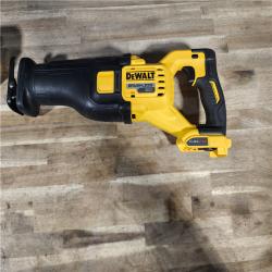 HOUSTON LOCATION - AS-IS DEWALT FLEXVOLT 60V MAX Cordless Brushless Reciprocating Saw with (1) FLEXVOLT 9.0Ah Battery