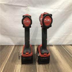 AS-IS Milwaukee FUEL 18V Lithium-Ion Brushless Cordless Hammer Drill and Impact Driver Combo Kit
