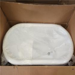 Phoenix NEW Swiss Madison Nanterre 51 in. x 26 in. Japanese Soaking Freestanding Bathtub in Glossy White