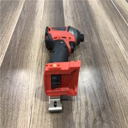AS-IS Milwaukee FUEL 18-Volt Lithium-Ion Brushless Cordless 1/4 in. Hex Impact Driver (Tool-Only)
