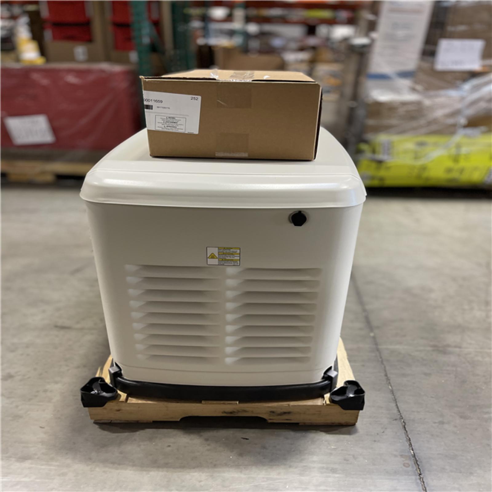 DALLAS LOCATION - AS-IS Generac 22 000 Watt - Dual Fuel Air- Cooled Whole House Home Standby Generator