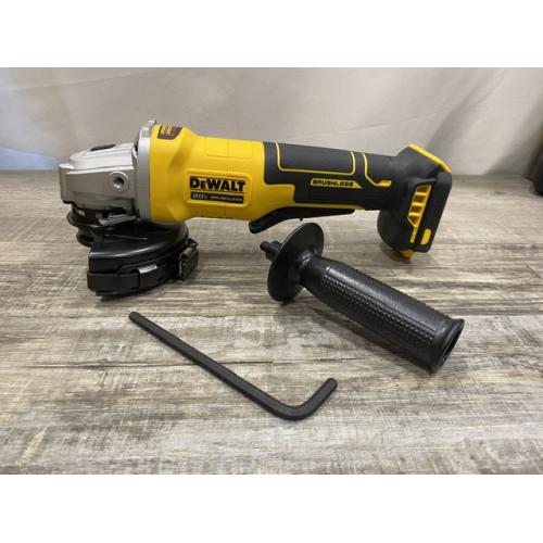 AS-IS DEWALT 20V MAX Cordless Brushless 4-1/2 in. Angle Grinder with Paddle Switch (Tool Only)