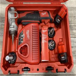 AS-IS Milwaukee 12V Lithium-Ion Cordless PEX Expansion Tool Kit