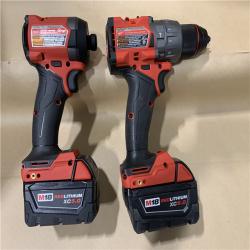 Good  - MILWAUKEE FUEL 18V Lithium-Ion Brushless Cordless Hammer Drill and Impact Driver Combo Kit (2-Tool) with 2 Batteries
