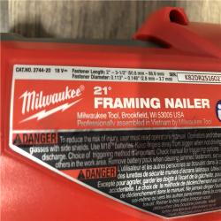 AS-IS Milwaukee FUEL 3-1/2 in. 18-Volt 21-Degree Lithium-Ion Brushless Cordless Framing Nailer (Tool-Only)