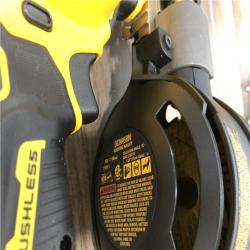 AS-IS DEWALT 20V MAX Lithium-Ion 15-Degree Electric Cordless Roofing Nailer Kit