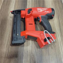 AS-IS MILWAUKEE M18 FUEL 18-Volt Lithium-Ion Brushless Cordless 18-Gauge 1/4 in. Narrow Crown Stapler (Tool-Only)