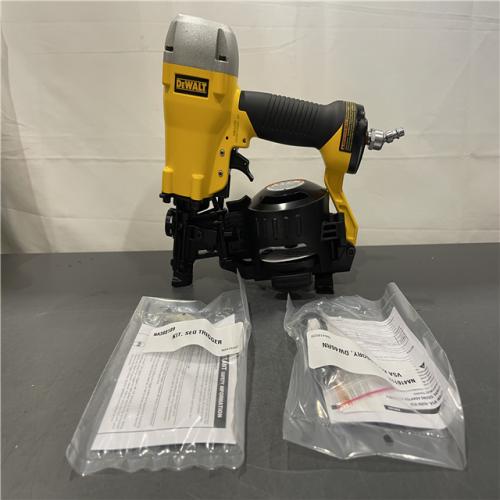 AS-IS - DeWalt 1-3/4 in. 15 Degree Pneumatic Coil Roofing Nailer