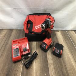 AS-IS Milwaukee 18V Lithium-Ion Brushless Cordless 1/2 in. Compact Drill/Driver Kit