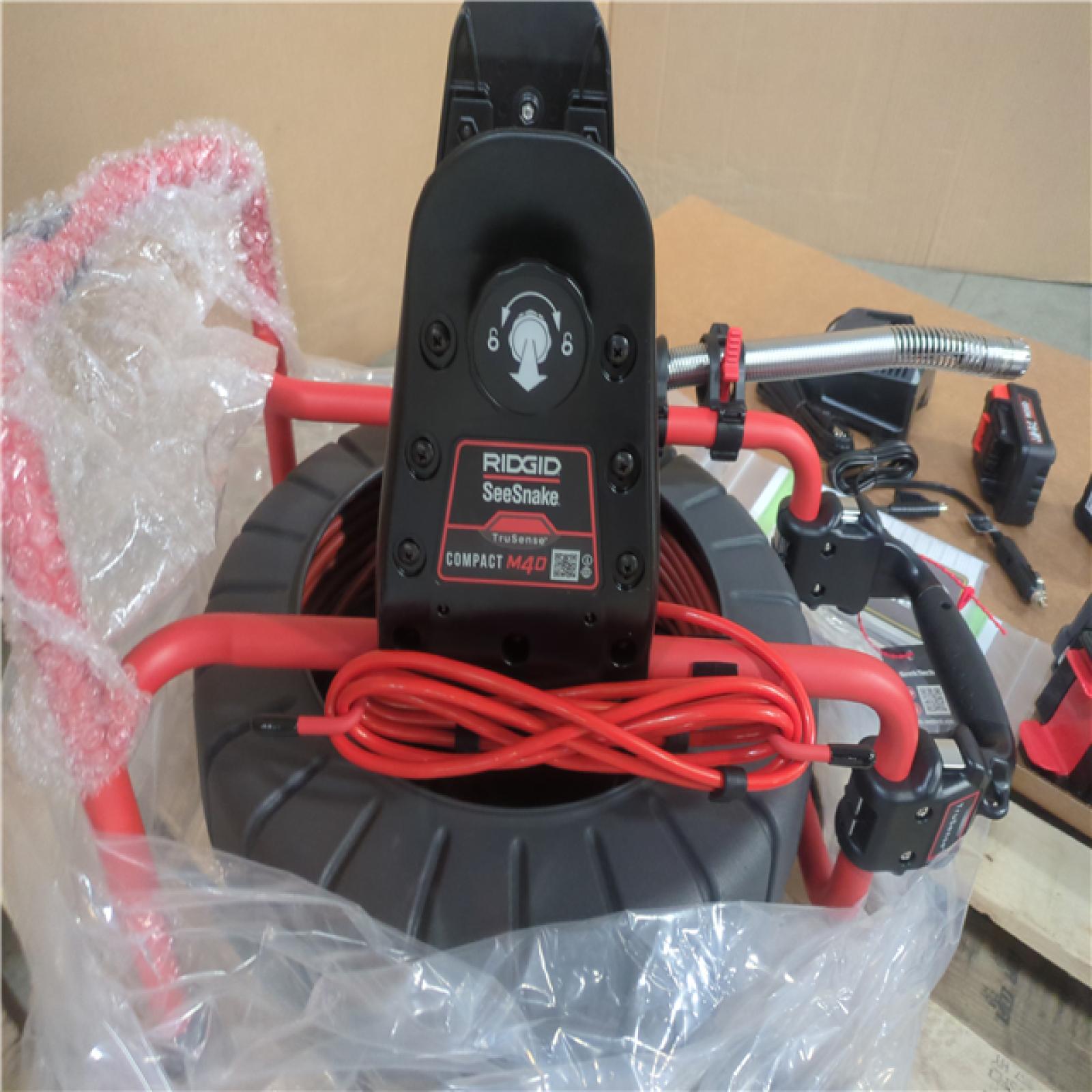 CALIFORNIA AS-IS RIGID SeeSnake Compact M40  W/ 2 Battery & CS6X Versa
