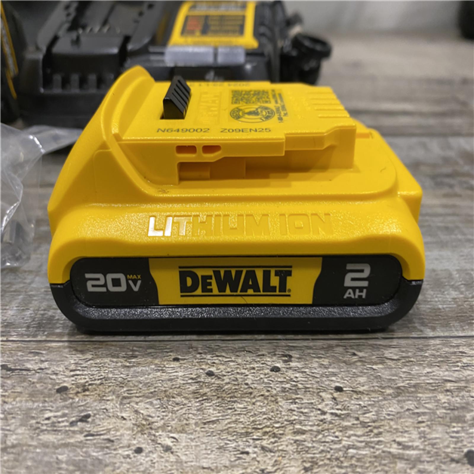 AS-IS DEWALT Atomic 20V Lithium-Ion Cordless Compact 1/2 in. Drill/Driver Kit