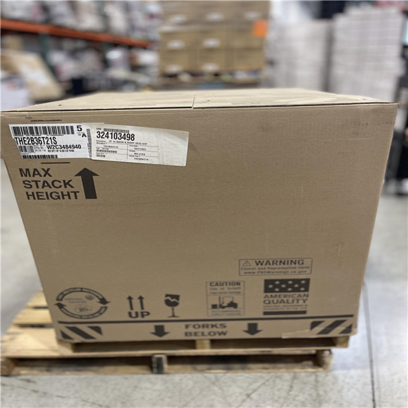 DALLAS LOCATION- NEW!- JOHNSON CONTROLS Heat Pump 14.3 SEER2  Single-Phase  3 Ton