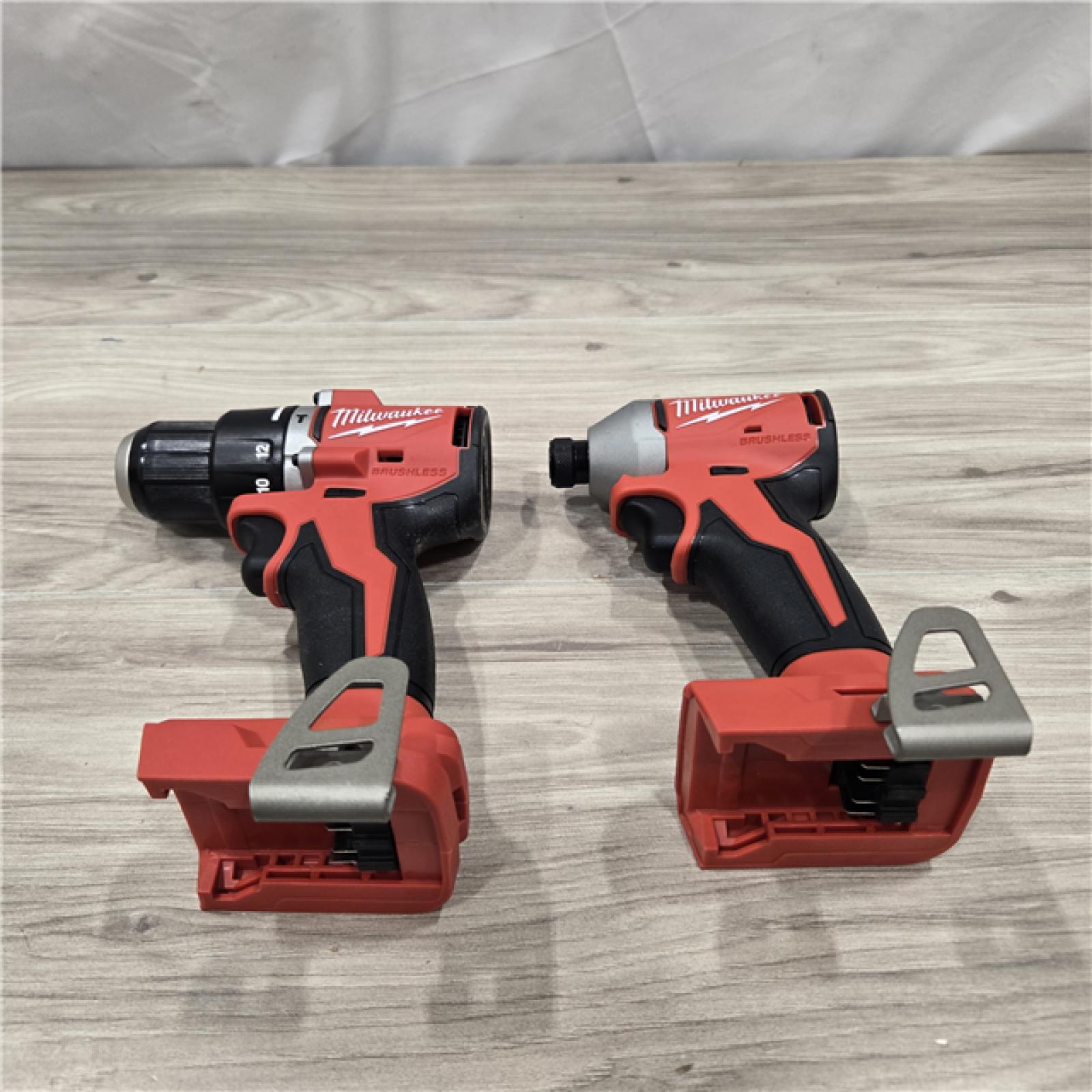AS-IS Milwaukee M18 Compact Brushless 2-Tool Combo Kit