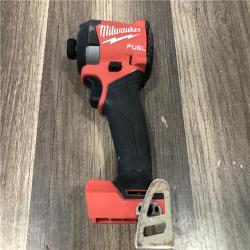 AS-IS Milwaukee  FUEL 18V Lithium-Ion Brushless Cordless 1/4 in. Hex Impact Driver (Tool-Only)