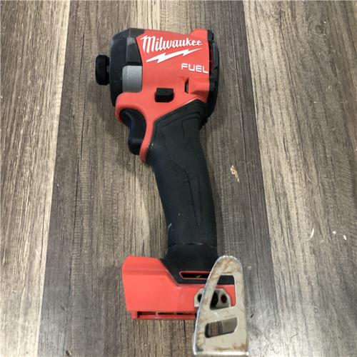 AS-IS Milwaukee  FUEL 18V Lithium-Ion Brushless Cordless 1/4 in. Hex Impact Driver (Tool-Only)