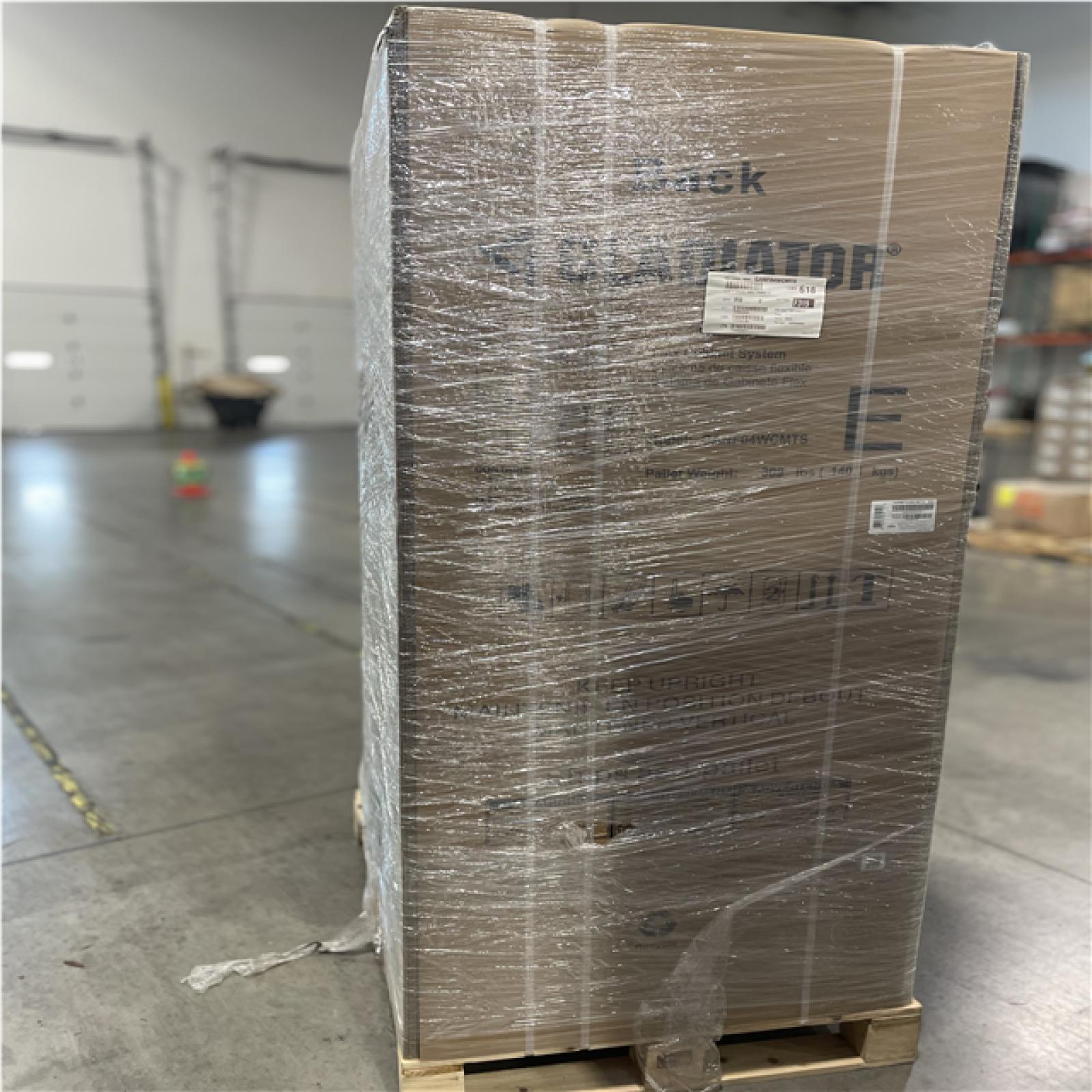 DALLAS LOCATION-Gladiator Flex 78 in W x 75 in H x 19 in D Pre-Assembled 24 Gauge Welded Steel 4-Piece Garage Storage System in Silver Tread PALLET-(2 SETS)