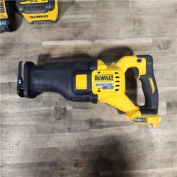 HOUSTON LOCATION - AS-IS DeWalt DCS389B FLEXVOLT 60V MAX Cordless Brushless Reciprocating Saw W/ BATTERY & CHARGER