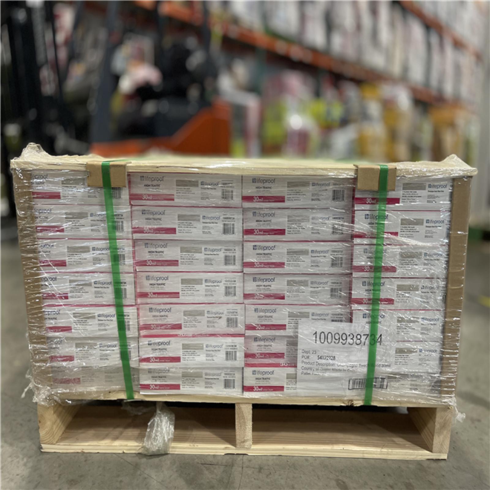 DALLAS LOCATION - Lifeproof Champagne Beach Wood 30 MIL x 8.7 in. W x 48 in. L Click Lock Waterproof Luxury Vinyl PALLET-(28 CASES)