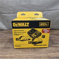 NEW! DEWALT 20V MAX Lithium-Ion 6.0Ah and 4.0Ah Battery and Charger Starter Kit