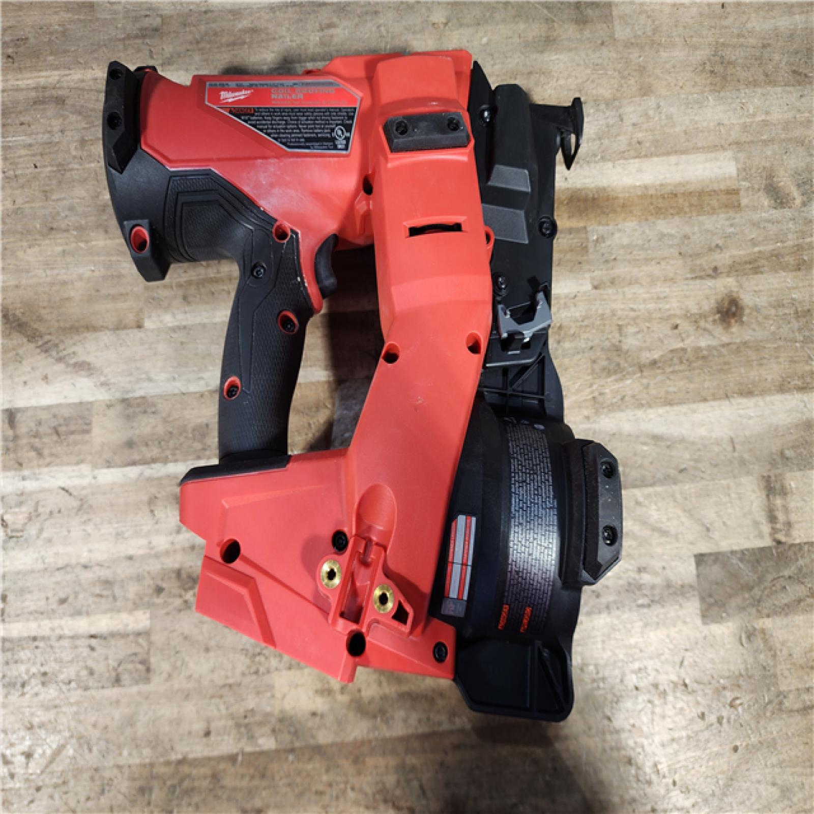 HOUSTON LOCATION - AS-IS Milwaukee FUEL 18-Volt Lithium-Ion Brushless Cordless Coil Roofing Nailer (Tool Only)