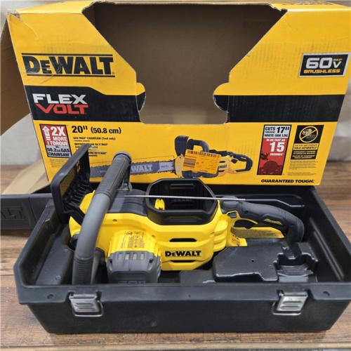 GOOD-FLEXVOLT 60V MAX 20 in. Brushless Cordless Battery Powered Chainsaw and Carry Case (Tool and Case Only)