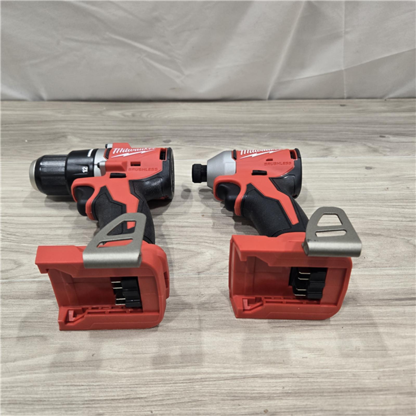 AS-IS Milwaukee M18 Compact Brushless 2-Tool Combo Kit
