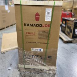 DALLAS LOCATION NEW! - Kamado Joe Classic Joe III 18 in. Charcoal Grill in Red with Cart, Side Shelves, Grate Gripper, and Ash Tool